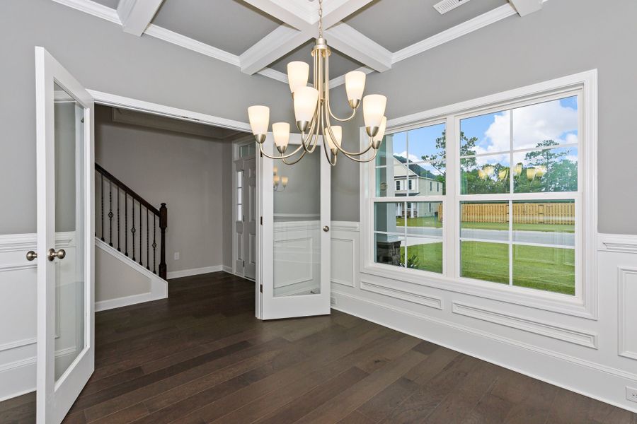 Representative furnished interior of a home built from the Drayton by Caviness & Cates Communities in Maggie Way, Wendell (Image 20).