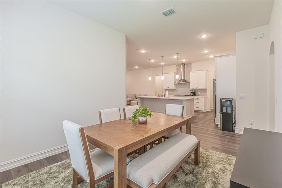 Furnished interior view inside a new home in Westside Preserve, Midlothian (Image 9).