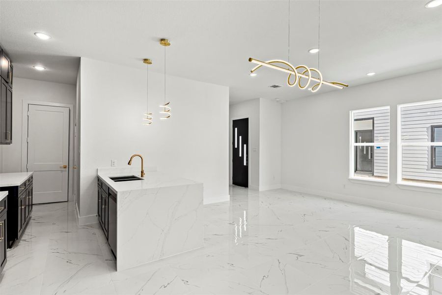 Furnished interior view inside a new home in , Houston (Image 9). Furnished interior view inside a new home in , Houston (Image 9).