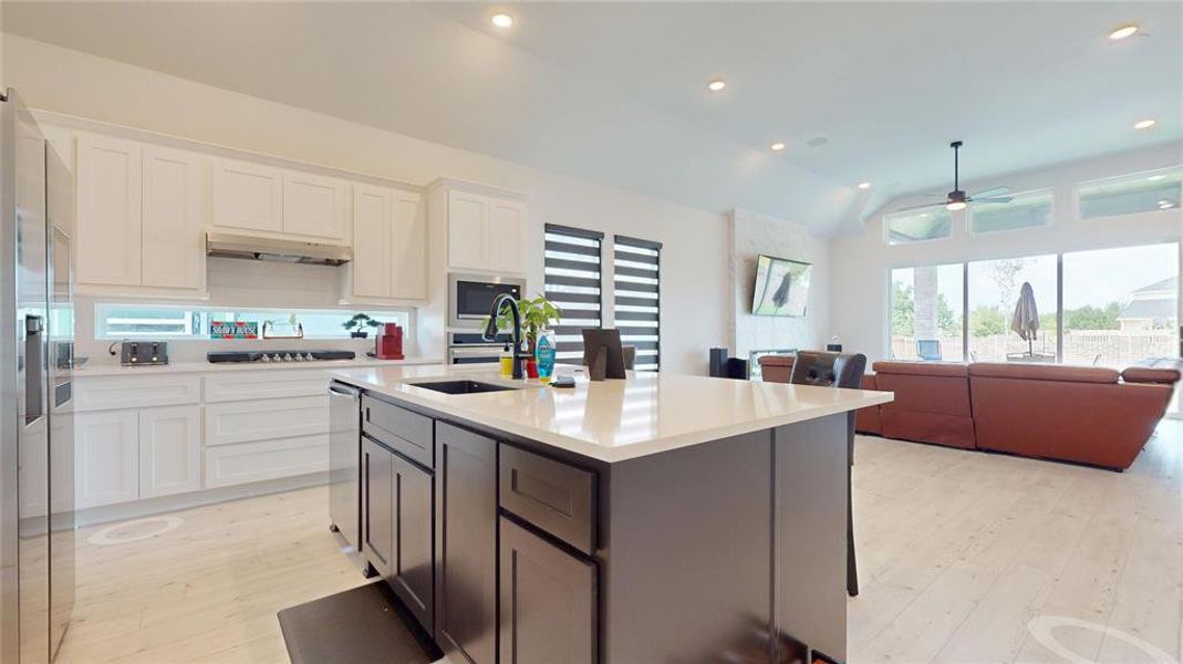 Furnished interior view inside a new home in , Little Elm (Image 6).