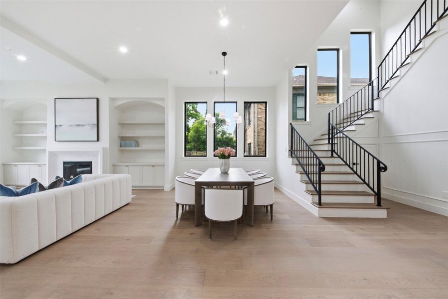 Furnished interior view inside a new home in , Houston (Image 37).