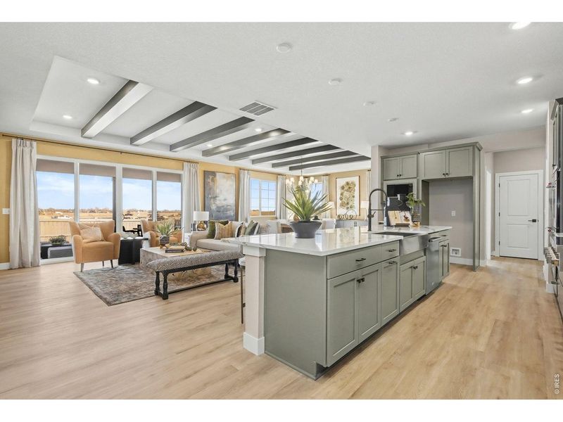 Furnished interior view inside a new home in Farmstead, Berthoud (Image 14).