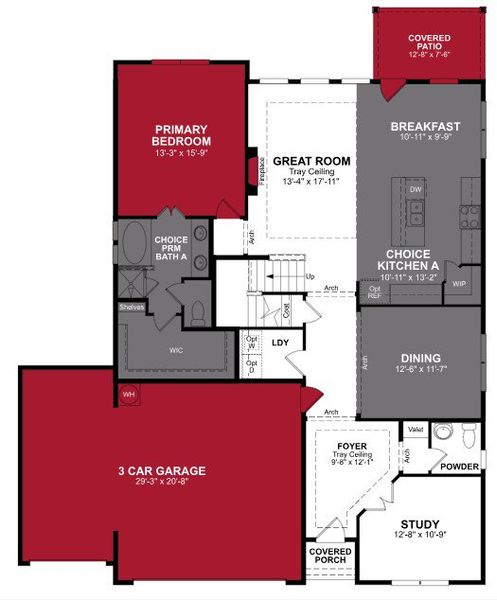 2D floor plan layout of this home in Verandah, Royse City, TX (Image 3). 2D floor plan layout of this home in Verandah, Royse City, TX (Image 3).