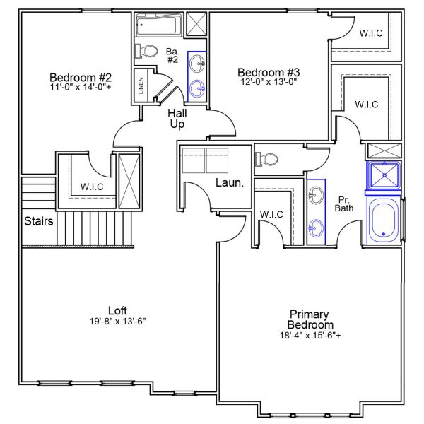 2D floor plan layout of this home in Ellington, Elgin, SC (Image 3).