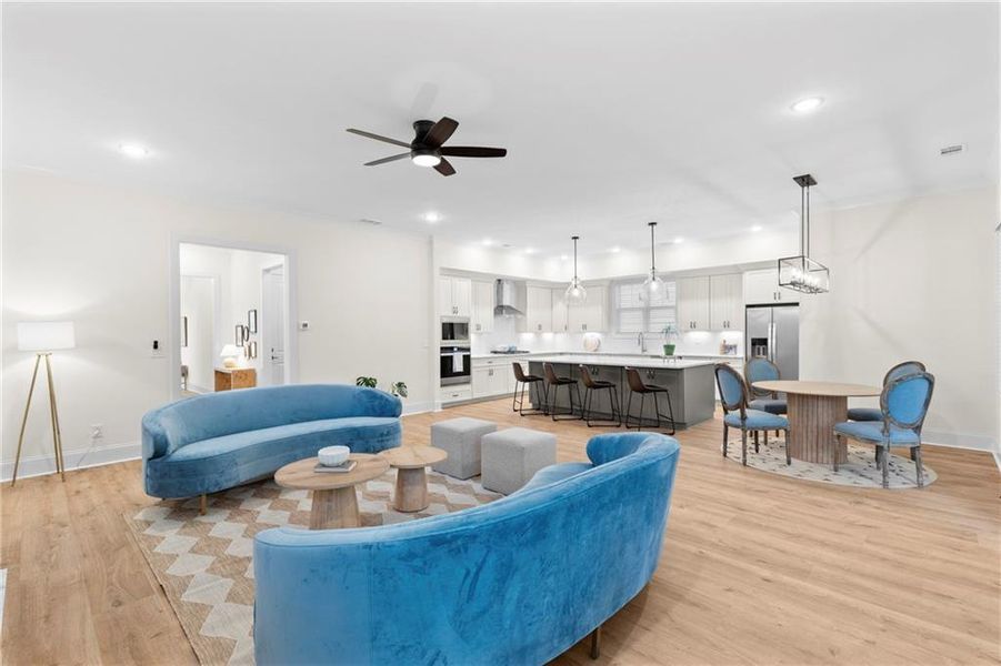 Furnished interior view inside a new home in , Milton (Image 14).