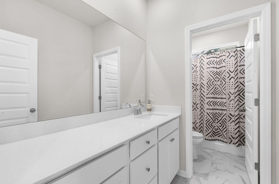 Furnished interior view inside a new home in Heron's Walk at Summers Corner, Summerville (Image 15).