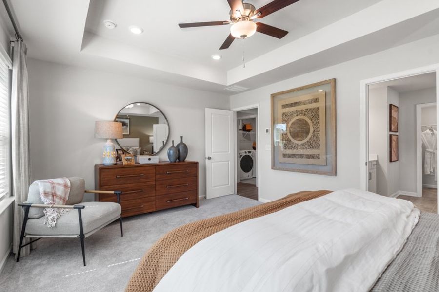 Furnished interior view inside a new home in Rosewood Farm, Lawrenceville (Image 43).