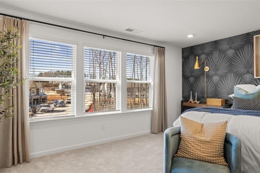 Furnished interior view inside a new home in Towns at Ivy Creek, Buford (Image 24).