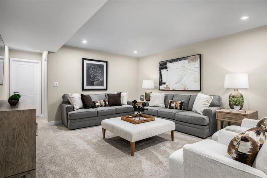 Representative furnished interior of a home built from the Corsica by Ryan Homes in Muirwood, Murfreesboro (Image 33).