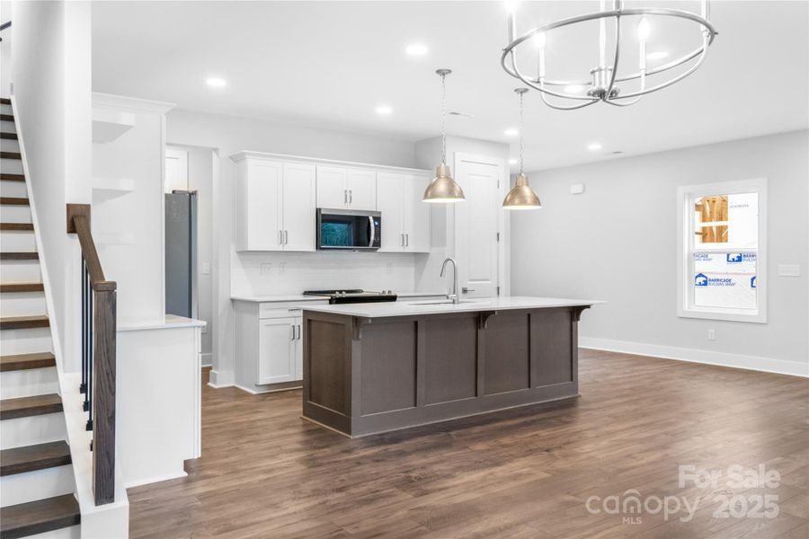 Furnished interior view inside a new home in , Weaverville (Image 8).