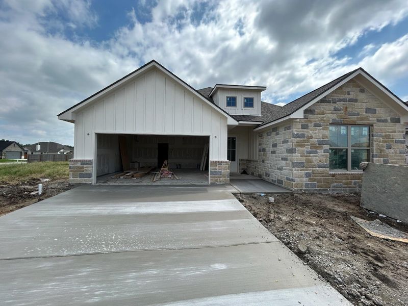 In-progress construction of a new home in , Bryan, TX (Image 13).