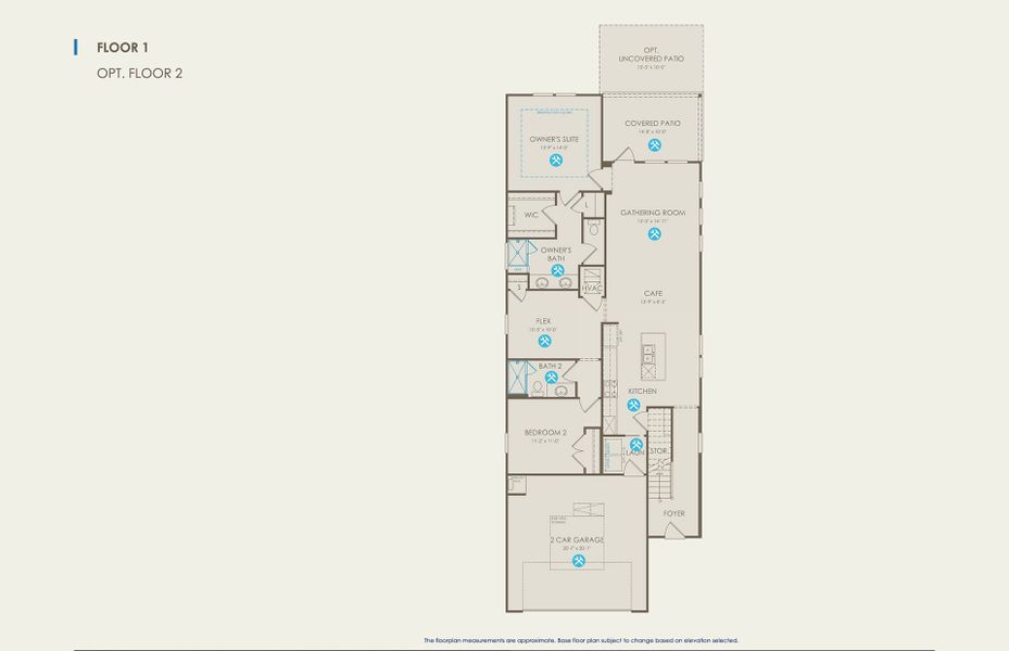 Hallmark Floor Plan, Quick Move-In Home, Floor 1 Hallmark Floor Plan, Quick Move-In Home, Floor 1