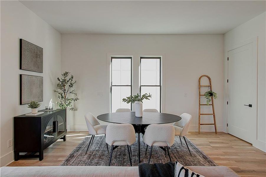 Furnished interior view inside a new home in , Atlanta (Image 15). Furnished interior view inside a new home in , Atlanta (Image 15).