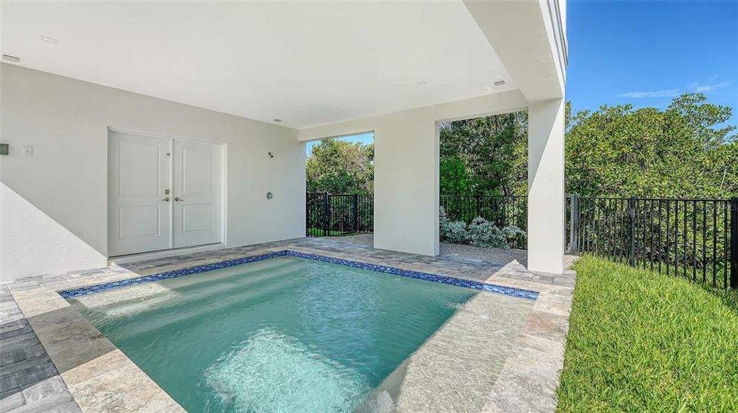 Exterior details and patio area of a home in , Cortez (Image 36).