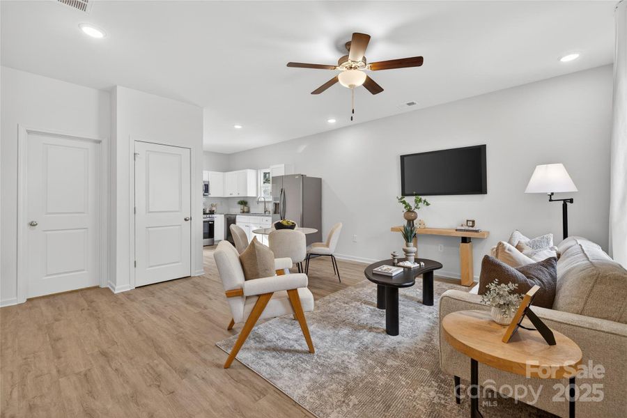 Furnished interior view inside a new home in , Statesville (Image 3).