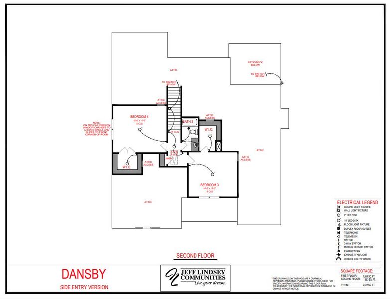 2D floor plan layout for the Dansby A by Jeff Lindsey Communities in Belle Hall, Newnan, GA (Image 2). 2D floor plan layout for the Dansby A by Jeff Lindsey Communities in Belle Hall, Newnan, GA (Image 2).