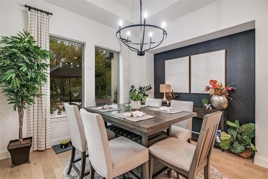 Furnished interior view inside a new home in Rockwood, Mansfield (Image 25). Furnished interior view inside a new home in Rockwood, Mansfield (Image 25).