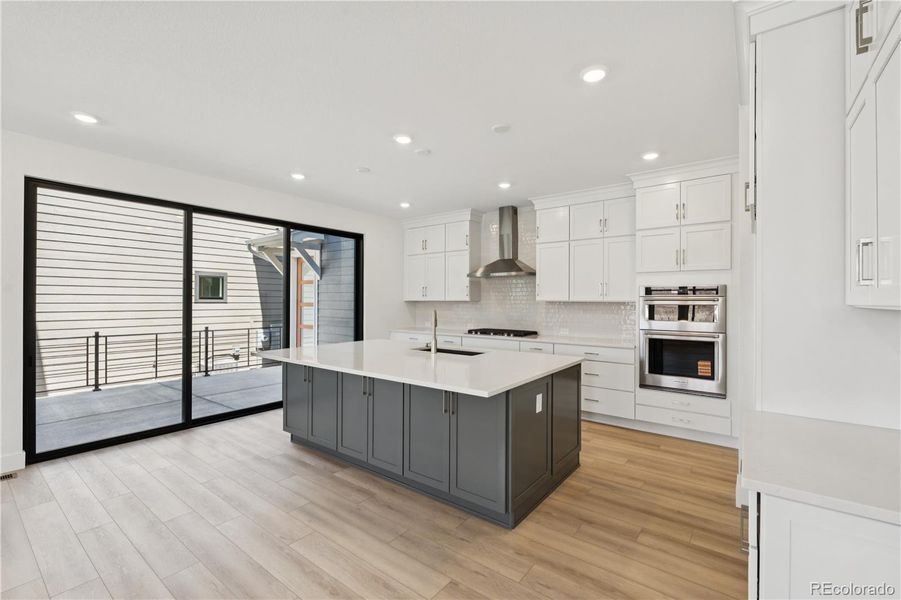 Furnished interior view inside a new home in Storytellers at Lyric, Lone Tree (Image 12).