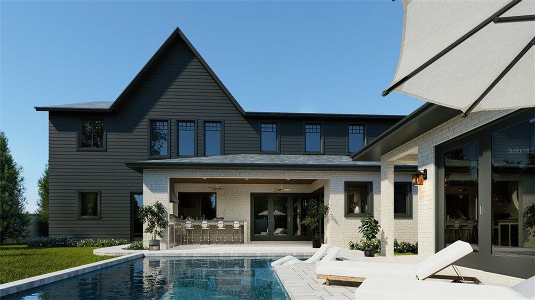 Front exterior of a new home in , Tampa, FL, highlighting curb appeal (Image 6). Front exterior of a new home in , Tampa, FL, highlighting curb appeal (Image 6).