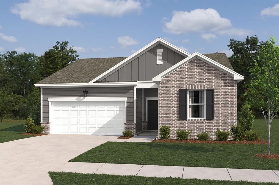 Representative exterior photo of a completed home built from the Equinox II by Ashton Woods in Cane Ridge Single-Family, Antioch, TN (Image 4).