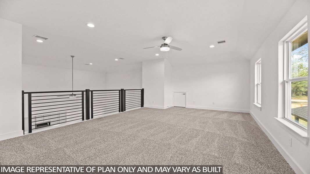 Representative unfurnished interior of a home built from the Tourmaline by D.R. Horton in Mill Creek Estates, Magnolia (Image 22).