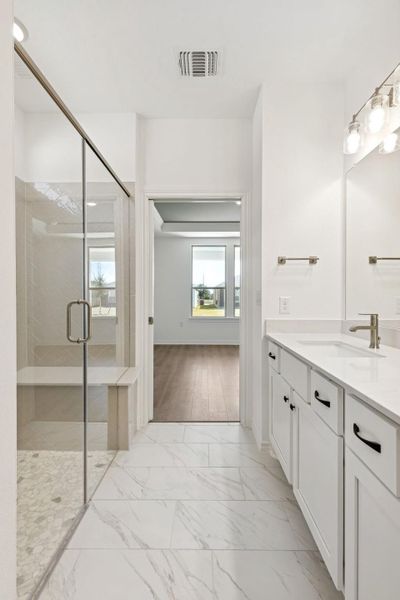 Furnished interior view inside a new home in Del Webb Fulshear, Fulshear (Image 9).