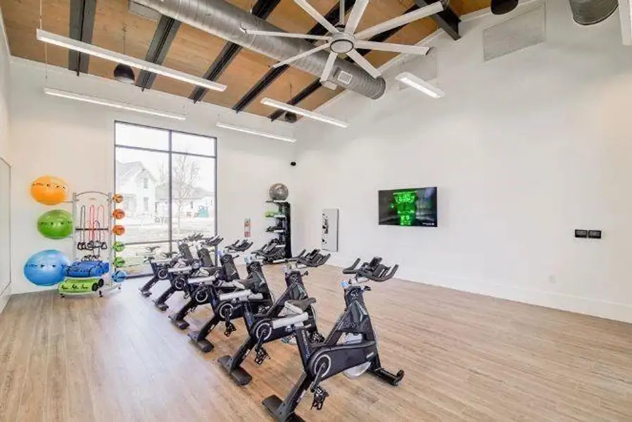 Skip the gym membership and enjoy access to the community fitness center, featuring modern cardio equipment, strength-training stations, and bright, inviting spaces designed to support an active lifestyle close to home. Skip the gym membership and enjoy access to the community fitness center, featuring modern cardio equipment, strength-training stations, and bright, inviting spaces designed to support an active lifestyle close to home.