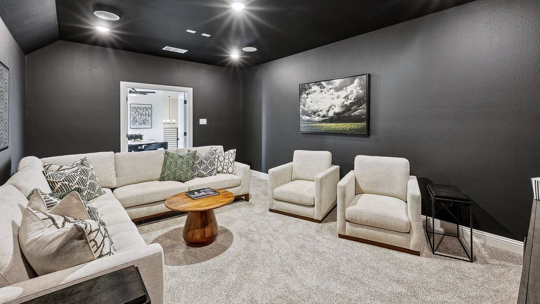 Representative furnished interior of a home built from the Cornell by DRB Homes in Lakeshore Bluffs, Shady Shores (Image 17). Representative furnished interior of a home built from the Cornell by DRB Homes in Lakeshore Bluffs, Shady Shores (Image 17).