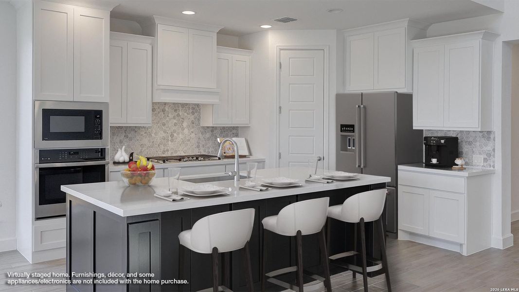Furnished interior view inside a new home in Arcadia Ridge, San Antonio (Image 11).