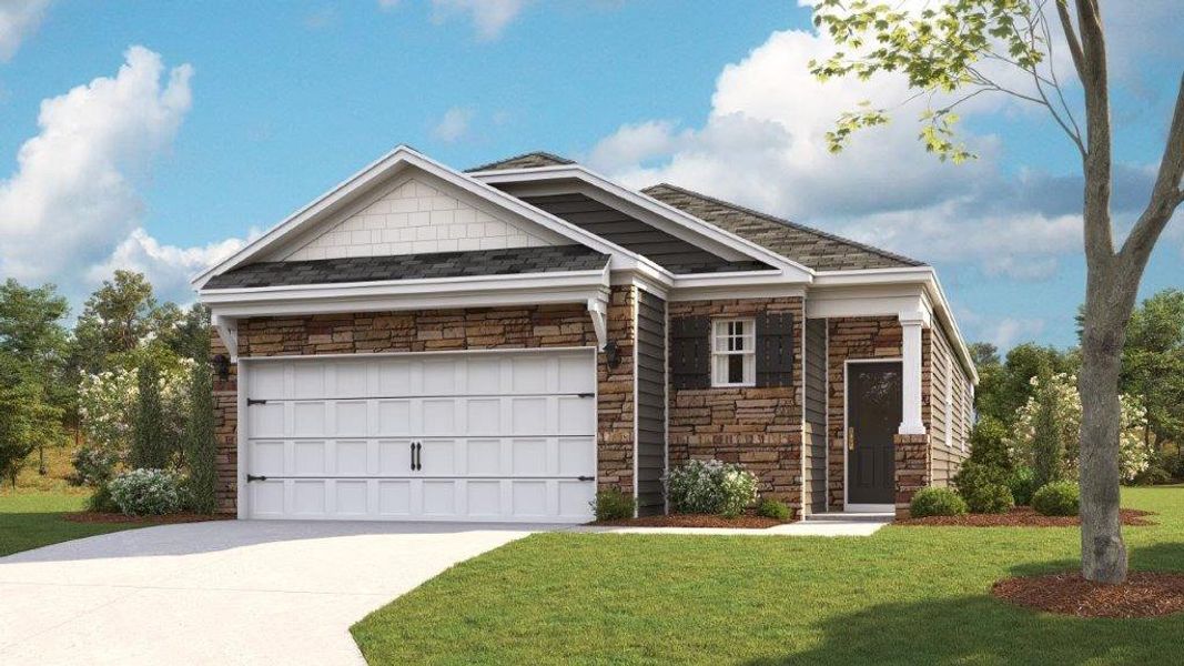 Representative exterior photo of a completed home built from the Allex by D.R. Horton in Fieldcrest Acres, Blountville, TN (Image 15). Representative exterior photo of a completed home built from the Allex by D.R. Horton in Fieldcrest Acres, Blountville, TN (Image 15).