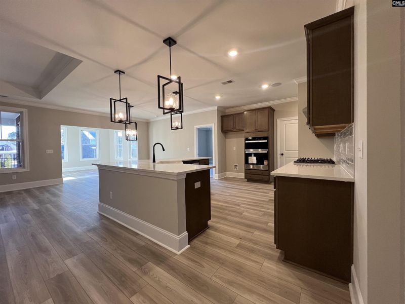 Furnished interior view inside a new home in The Cove, Sumter (Image 6).