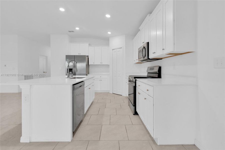 Furnished interior view inside a new home in , Cape Coral (Image 4). Furnished interior view inside a new home in , Cape Coral (Image 4).