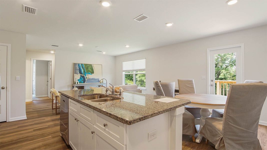 Representative furnished interior of a home built from the Aldridge by D.R. Horton in Sunny Hills, Chipley (Image 9).