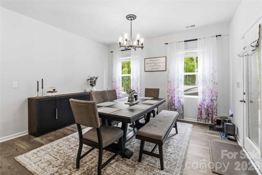 Furnished interior view inside a new home in McFarland Estates, York (Image 8).