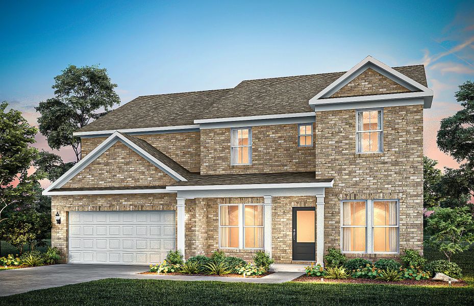 Representative exterior photo of a completed home built from the Frazier by Pulte Homes in Anderson Point Estates, McDonough, GA (Image 21).