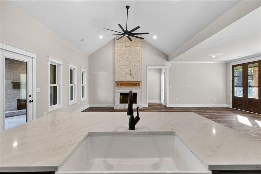 Furnished interior view inside a new home in , Douglasville (Image 10).