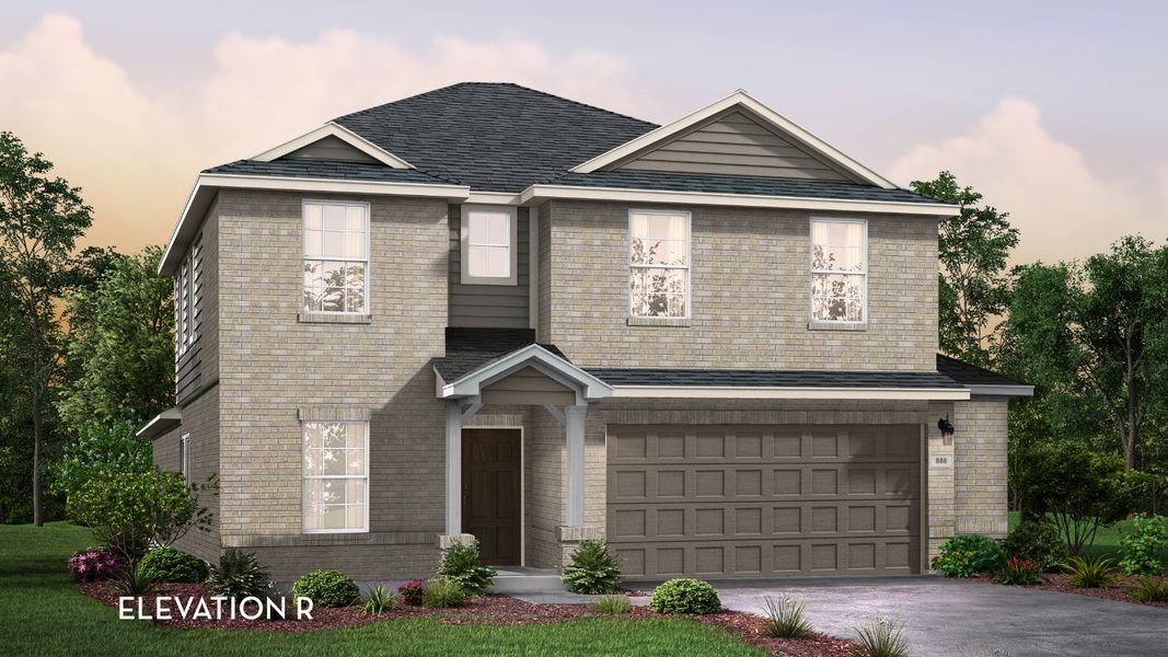 Representative exterior photo of a completed home built from the Concho by CastleRock Communities in Sagebrook, Argyle, TX (Image 2).