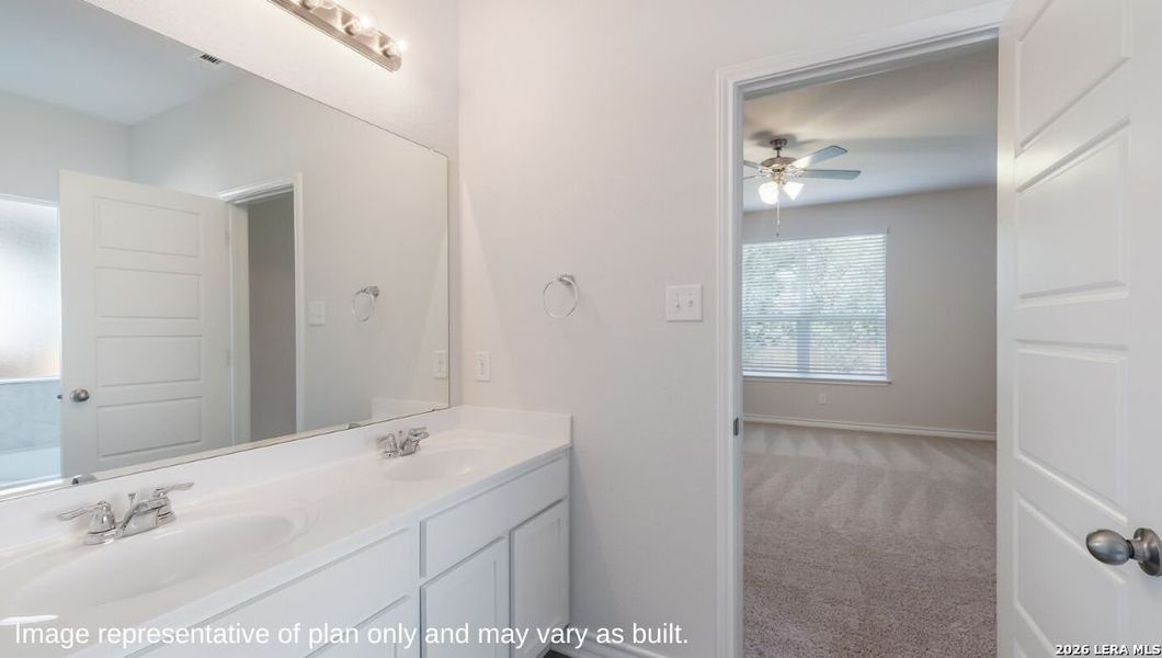Furnished interior view inside a new home in , Boerne (Image 10).