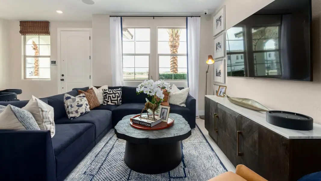 Furnished interior view inside a new home in Flora at Surprise City Center, Surprise (Image 8).