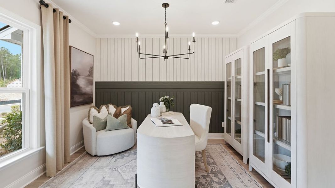 Representative furnished interior of a home built from the Braddock by Pulte Homes in Oakleaf Chase, Blythewood (Image 31).