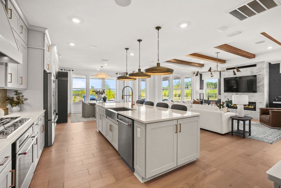 Representative furnished interior of a home built from the Renown by Del Webb in Del Webb Carolina Ridge, Midland (Image 9).