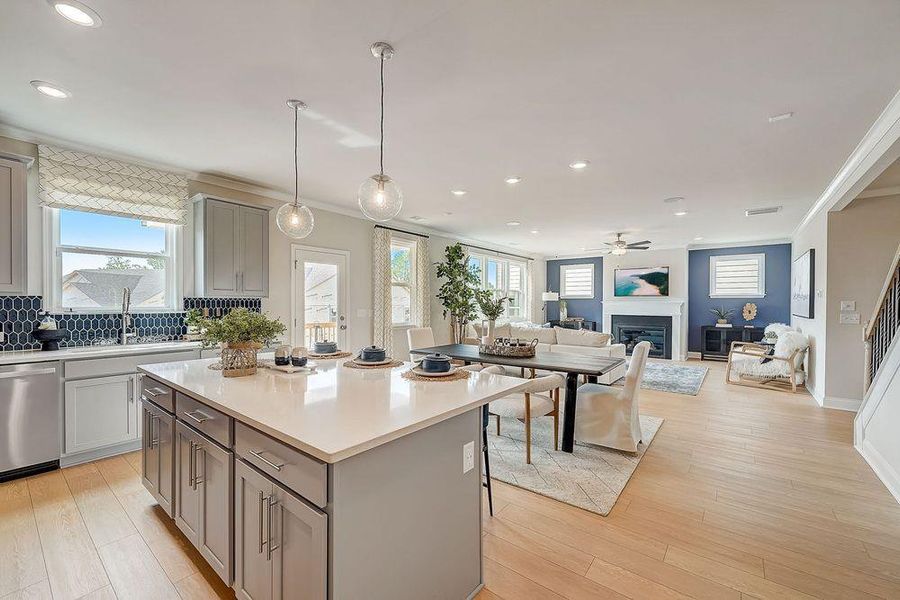Furnished interior view inside a new home in Falls Creek, Flowery Branch (Image 28).