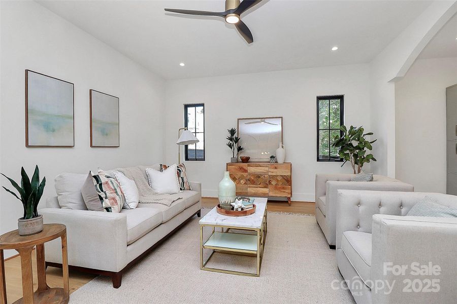 Furnished interior view inside a new home in , Charlotte (Image 16).