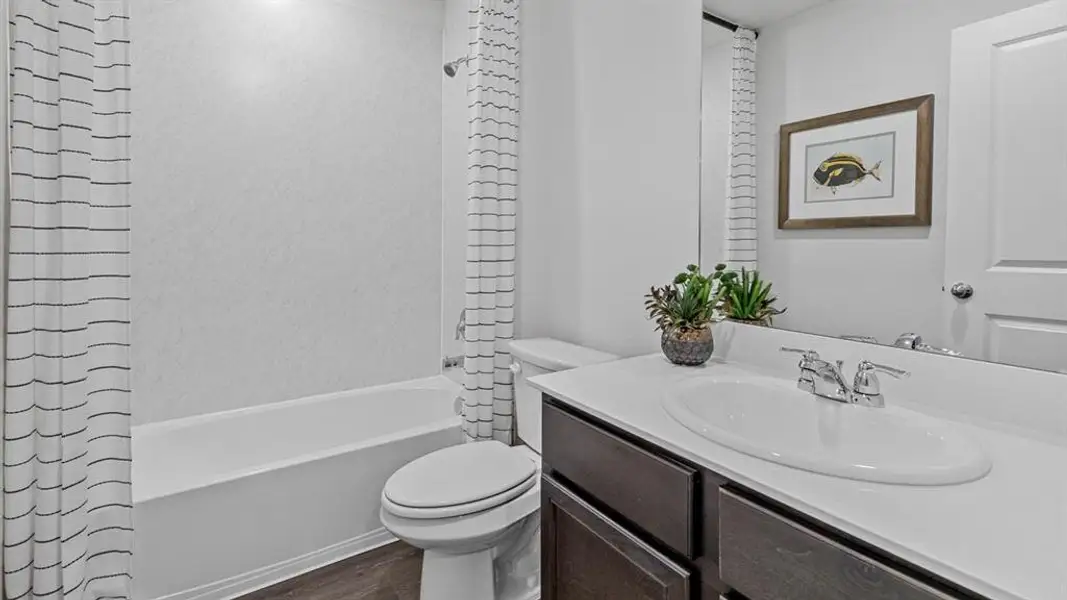 Furnished interior view inside a new home in Bel Air Village, Sherman (Image 10).