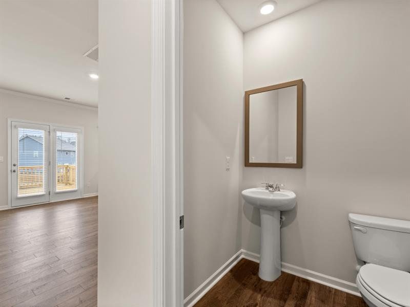 Furnished interior view inside a new home in Northwoods at Mirror Lake, Villa Rica (Image 5).