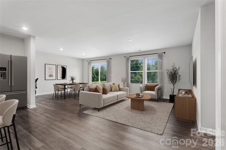 Furnished interior view inside a new home in The Retreat at Laurelbrook, Sherrills Ford (Image 10).