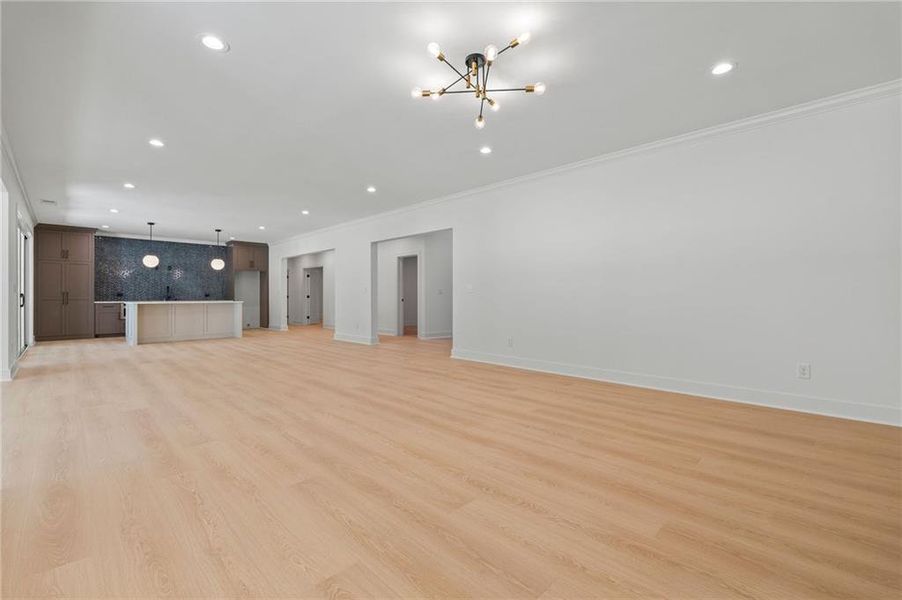 Spacious, unfurnished interior of a new home in , Marietta (Image 50).