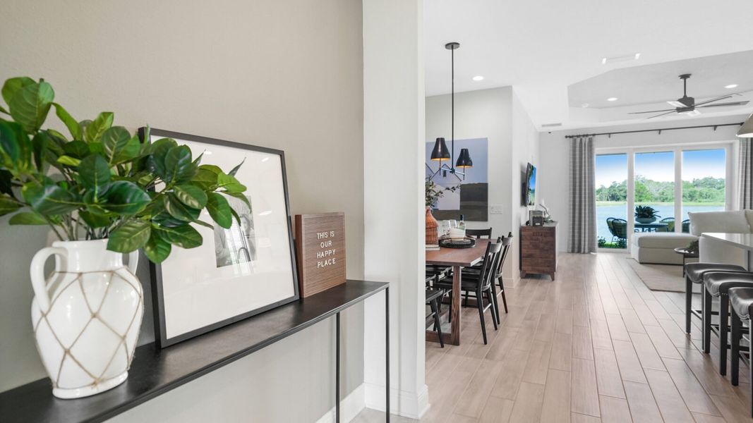 Furnished interior view inside a new home in Wildleaf, Parrish (Image 6).