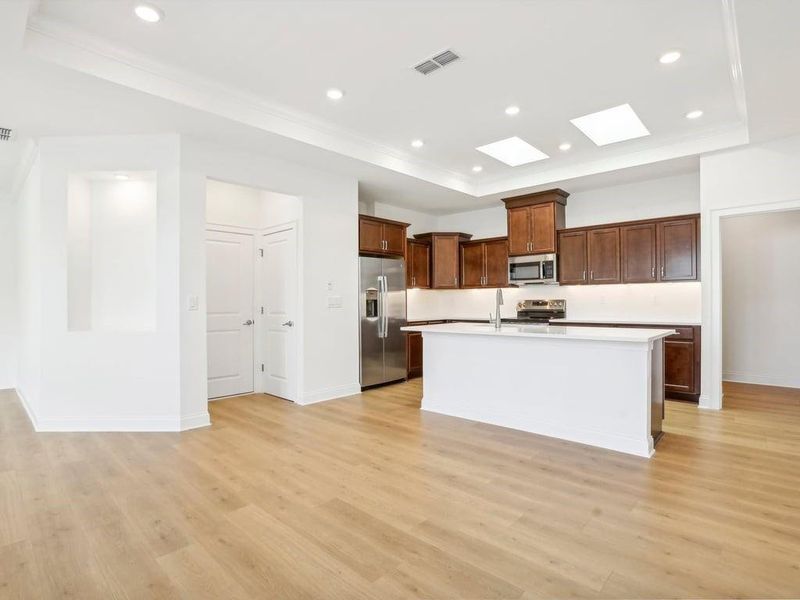 Furnished interior view inside a new home in , Holly Springs (Image 6).
