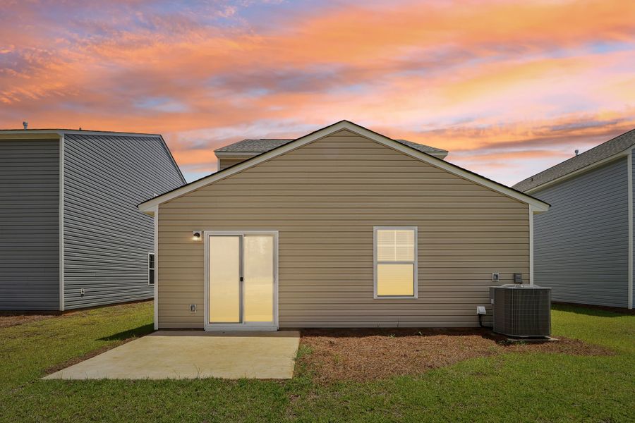 Representative exterior photo of a completed home built from the Helen by Great Southern Homes in Hazelwood, Boiling Springs, SC (Image 11).
